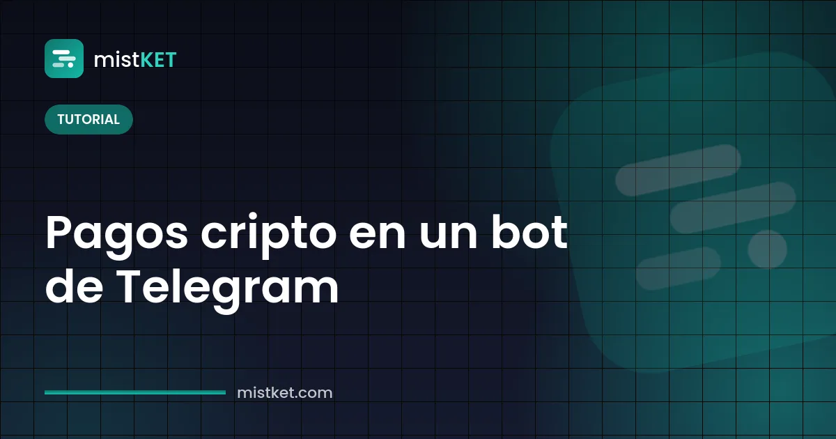 Aceptar pagos con criptomonedas en un bot de Telegram: chat con botón Pagar en USDT y mensaje de confirmación