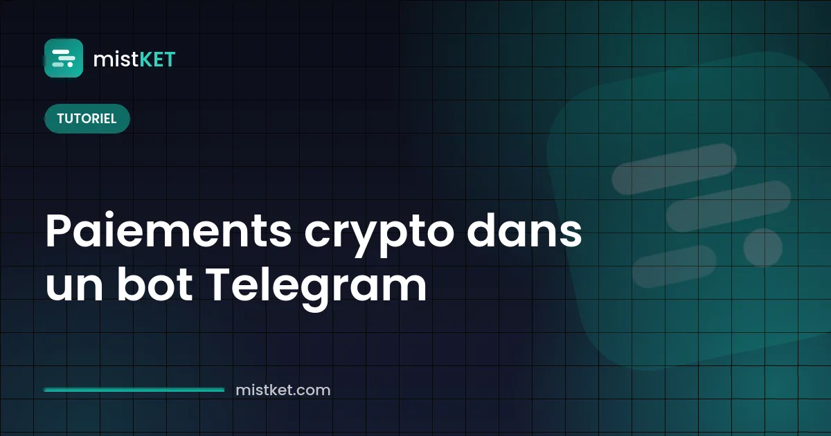 Accepter les paiements crypto dans un bot Telegram : conversation avec un bouton Payer en USDT et un message de confirmation