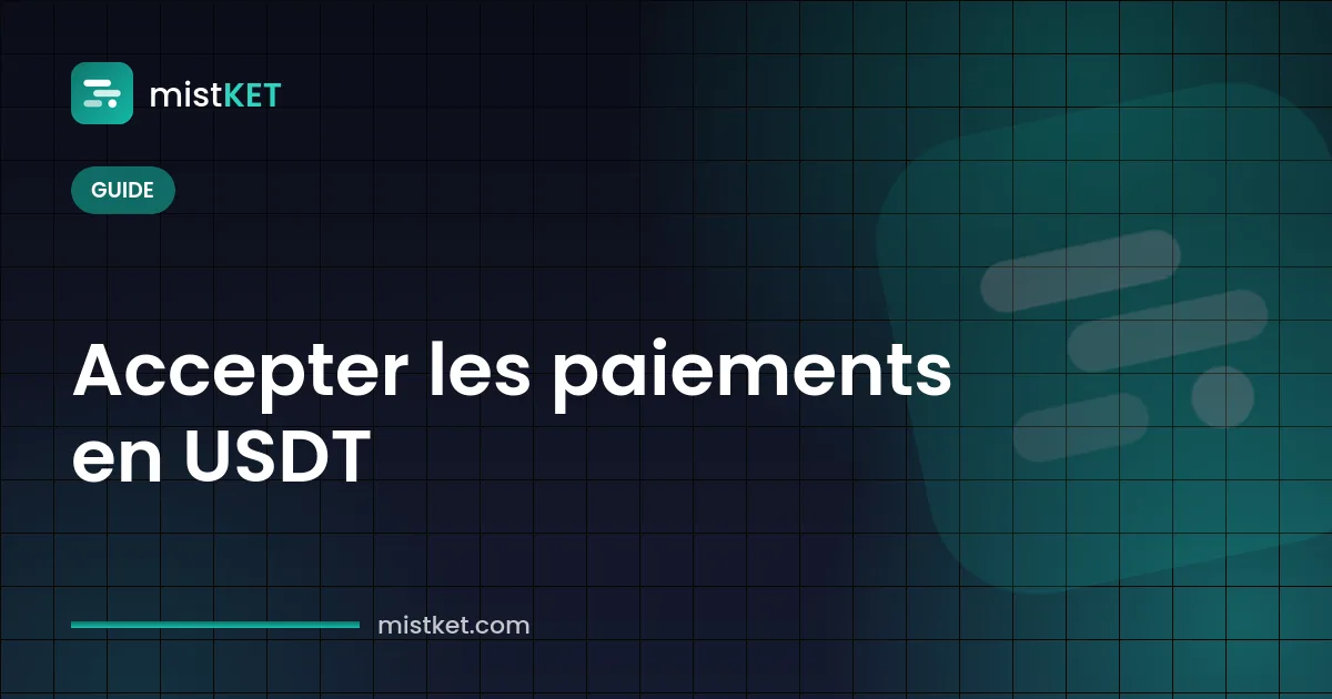 Accepter les paiements en USDT : page de paiement demandant 184,50 USDT sur le réseau TRON