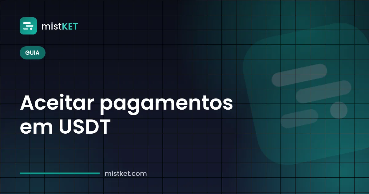 Aceitar pagamentos em USDT: página de checkout solicitando 184,50 USDT na rede TRON