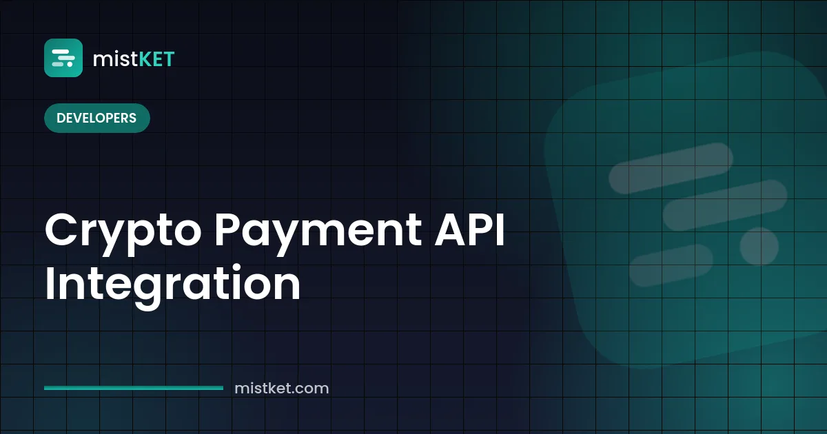 Crypto payment API integration: signed POST request creating an invoice and webhook response