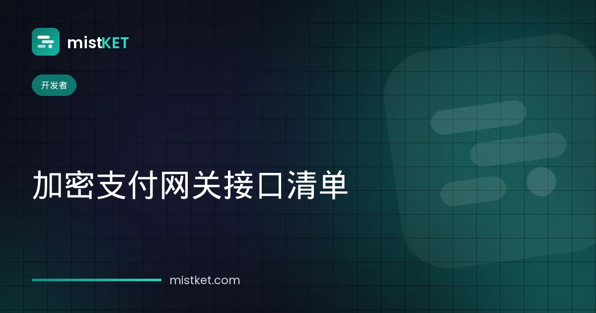 加密货币支付网关 API 检查清单——签名请求、账单状态与 Webhook 重试