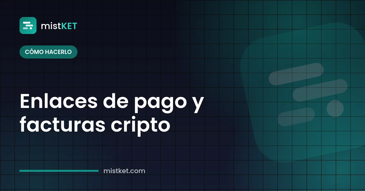 Enlace de pago cripto abierto en un móvil con una factura en USDT, código QR y cuenta atrás