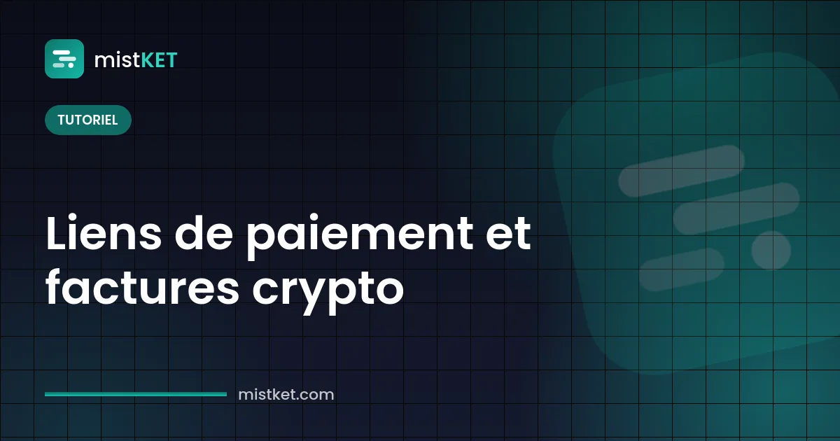 Lien de paiement crypto ouvert sur un téléphone affichant une facture USDT avec QR code et compte à rebours