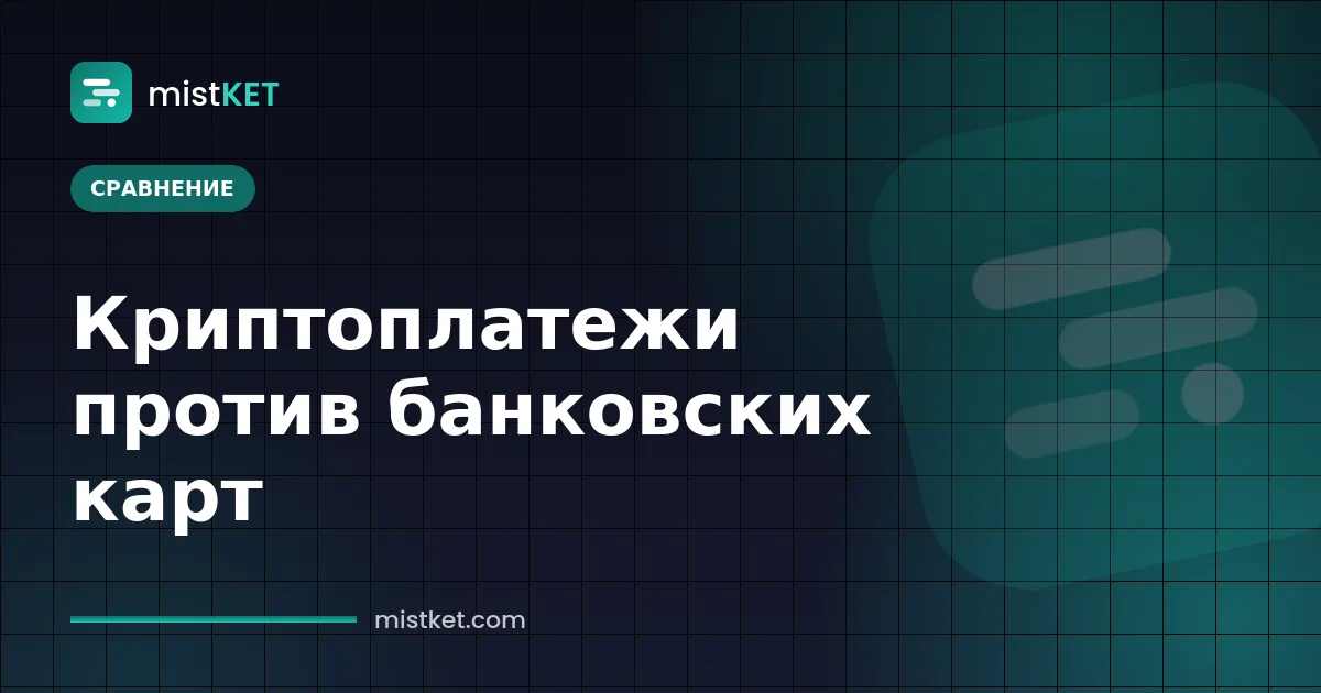 Сравнение криптоплатежей и банковских карт: чарджбэки, комиссии и расчёты для продавцов