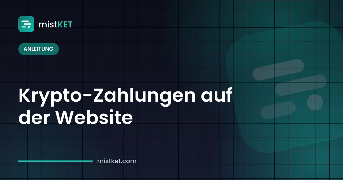 Krypto-Zahlungen auf der Website akzeptieren: Weiterleitung vom Checkout zur gehosteten Krypto-Zahlungsseite